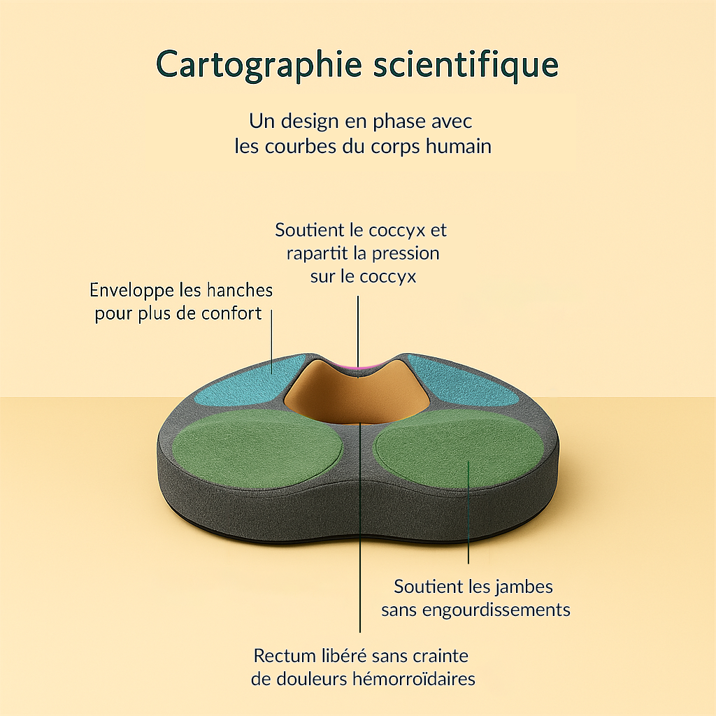 Sanoéa™ – Le coussin qui soulage votre dos